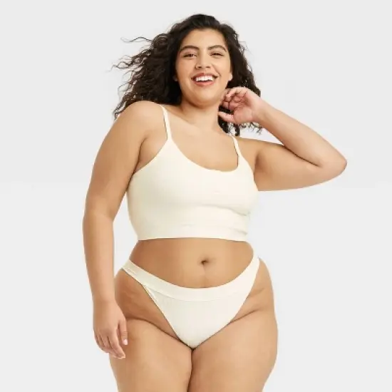 Women's Plush Ribbed Bra and Underwear Set - Colsie&trade; image {8}