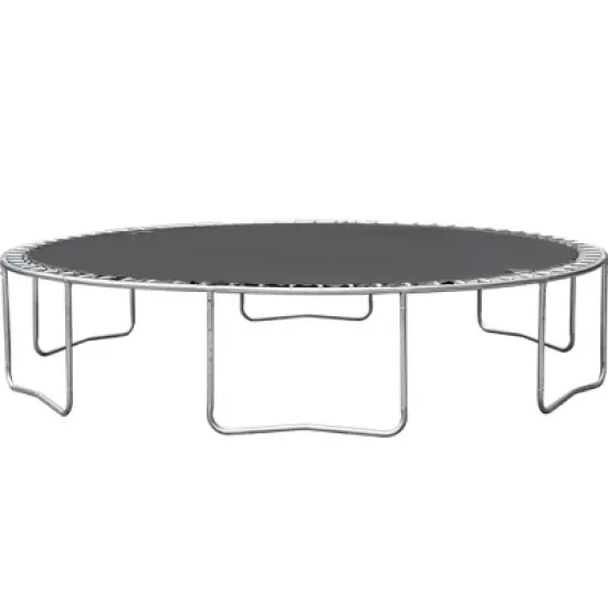 JOYRACER 14FT Trampoline with Safety Enclosure Net w/ Basketball Hoop and Ladder - Large Outdoor Backyard Trampolines for Kids & Adults image {1}