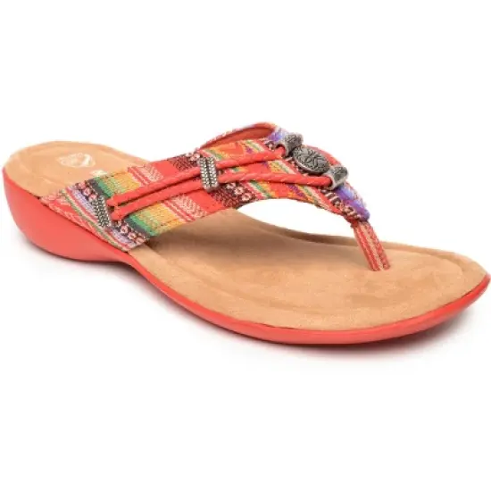 Minnetonka Women's  Silverthorne 360 Thong Sandals image {11}