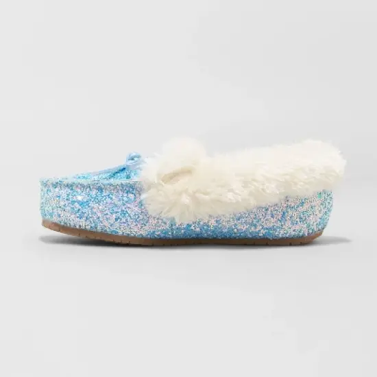 Toddler Girls' Medora Glitter Moccasin Slippers - Cat & Jack&trade; image {1}