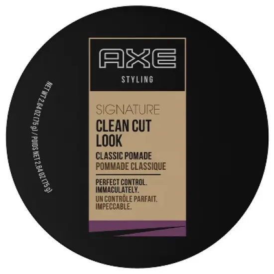 Axe Signature Clean Cut Look Hair Classic Pomade - Travel Size - 2.64oz image {7}