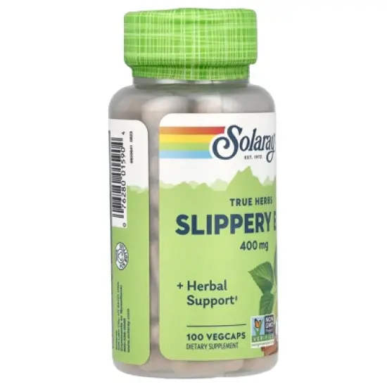 Solaray True Herbs, Slippery Elm, 400 mg, 100 VegCaps image {3}