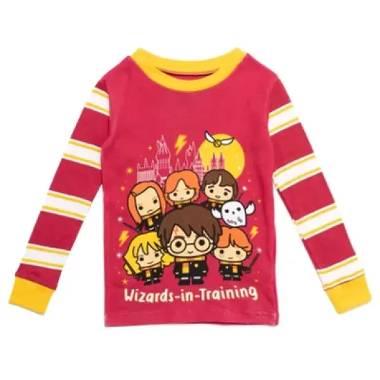 Harry Potter Ron Weasley Hedwig Owl Hermione Girls Pajama Shirt and Pants Little Kid to Big Kid image {1}