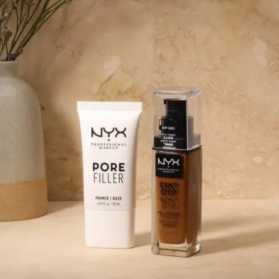 NYX Professional Makeup Can't Stop Won't Stop 24Hr Full Coverage Matte Finish Foundation - 1 fl oz image {5}