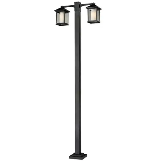 Z-Lite Mesa 2 - Light Post Light in  Black image {1}