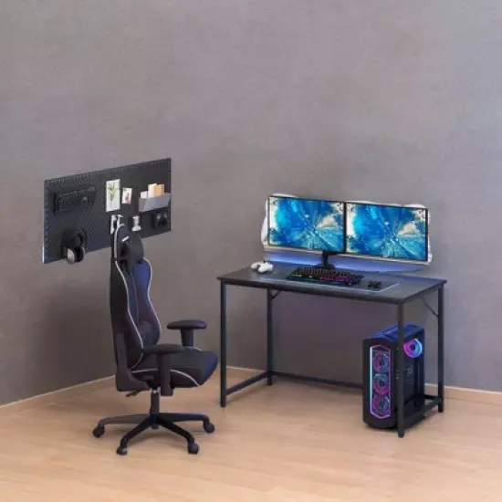 Industrial Style Computer Desk, Gaming Desk, Home Office Desk image {2}