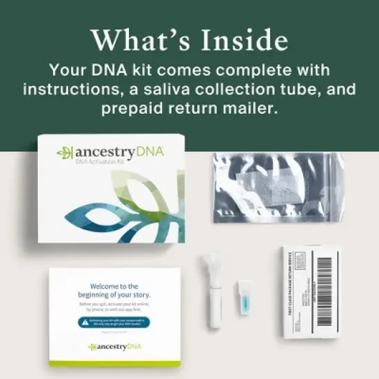 AncestryDNA: Genetic Ethnicity Test, Ethnicity Estimate, AncestryDNA Test Kit, Health and Personal Care image {7}