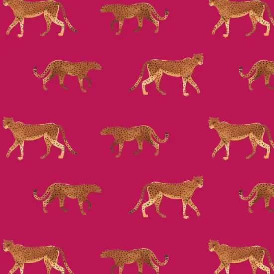 Storage Bench Cheetah Walk Raspberry - Skyline Furniture image {4}