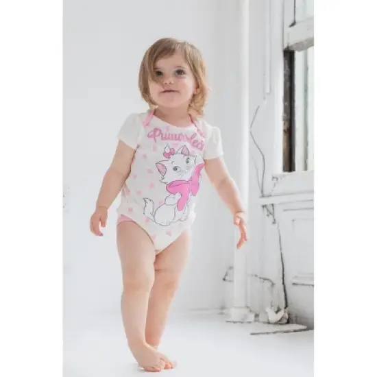 Disney Classics 101 Dalmatians Bambi Dumbo 5 Pack Short Sleeve Bodysuits image {3}