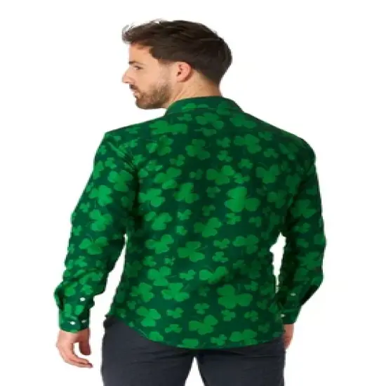 Suitmeister Men's Party Shirt - St. Pats Green image {1}
