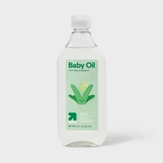 Baby Oil - Aloe Vitamin E - 20oz - up&up&trade; image {3}