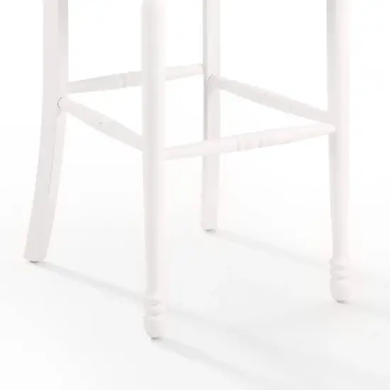 Set of 2 Shelby Barstools Distressed White - Crosley image {11}