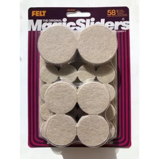Magic Sliders 58pc Oatmeal Felt Adhesives image {5}