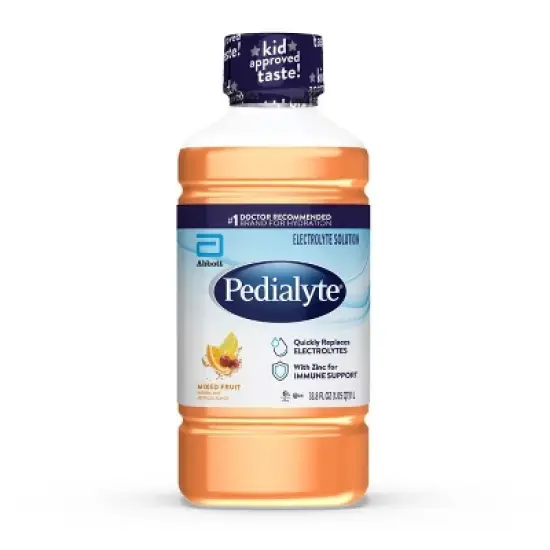 Pedialyte Electrolyte Solution Hydration Drink - Mixed Fruit - 33.8 fl oz image {8}