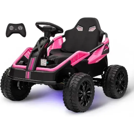 24V Ride-On Toys for Big Kids，Electric Four Wheeler，Battery Electric Car for Kids with Parent Remote,Bluetooth Music, Horn image {10}