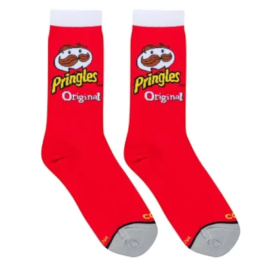 Cool Socks, Pringles Can, Funny Novelty Socks, Adult, Medium image {3}