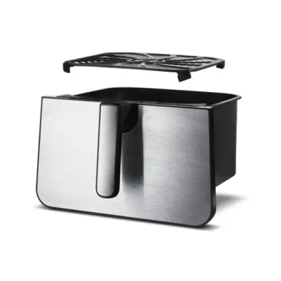 Gourmia 8qt Digital Air Fryer, with 12 One-Touch Functions & Guided Cooking - Stainless Steel: Kitchen Appliance image {6}