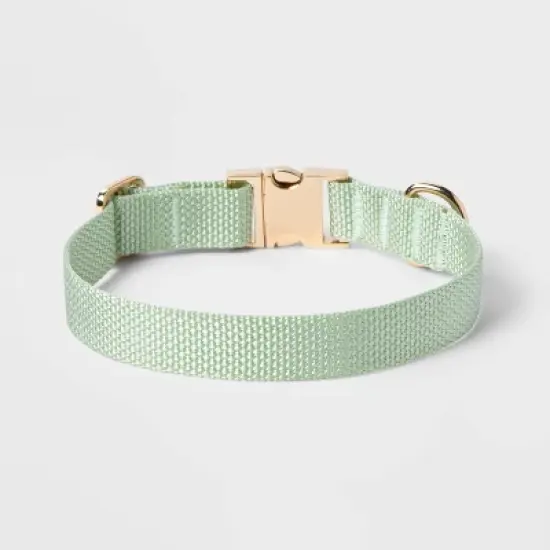 Fashion Solid Dog Collar - Dusty Robin - Boots & Barkley&trade; image {1}