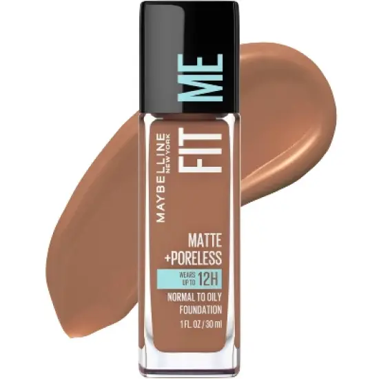 Maybelline Fit Me Matte + Poreless Oil Free Liquid Foundation - 1 fl oz image {27}