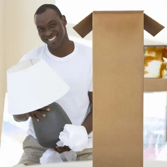 UBMOVE Pack of 5 Tall Lamp Moving Boxes Size 12" x 12" x 48" image {7}