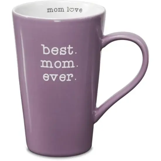Pavilion Gift Company - Best Mom - 18 oz Latte Cup - Drinkware image {4}