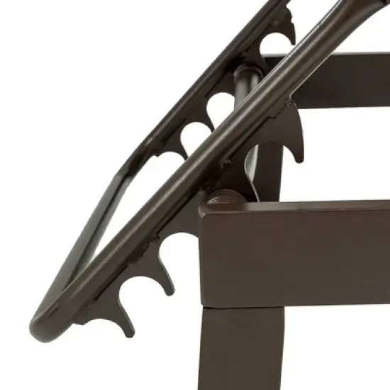 Outdoor Five Position Adjustable Chaise Lounge Chair Beige - Crestlive Products image {5}