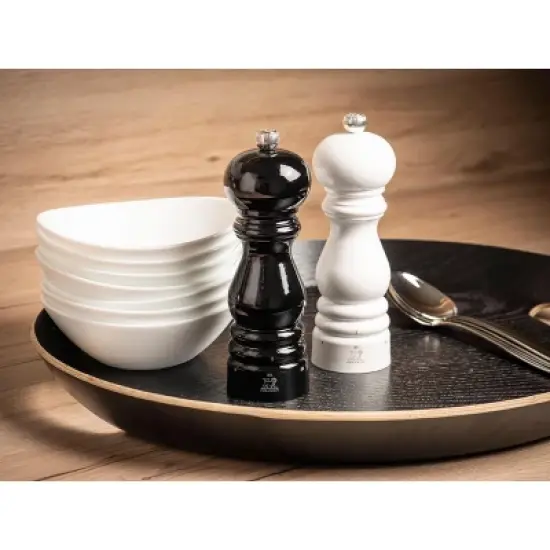 Peugeot | Paris u'Select Pepper Mill, Wood, Black Lacquer, 18 cm - 7 in image {2}