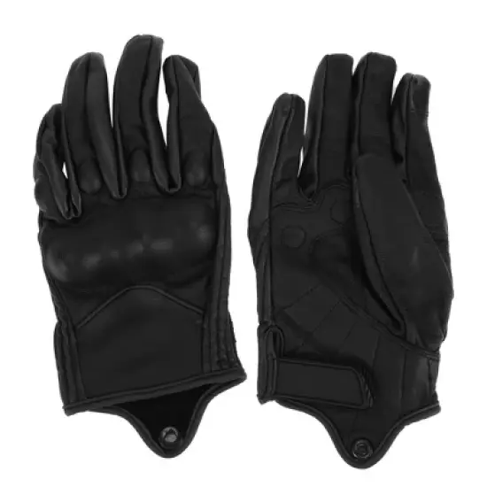Unique Bargains Motorcycle ull Finger Gloves Black 1 Pair image {6}