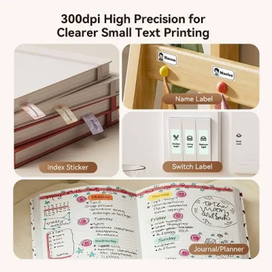 Niimbot D11 Portable Rechargeable Label Maker Pink image {3}