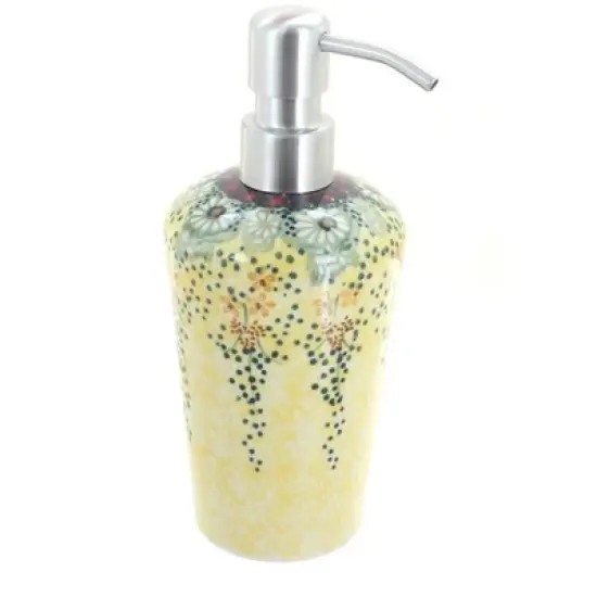Blue Rose Polish Pottery B009 Manufaktura Soap Dispenser image {20}