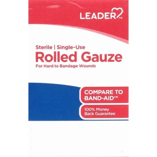 Leader Single-Use Sterile Rolled Gauze 1 ea image {4}