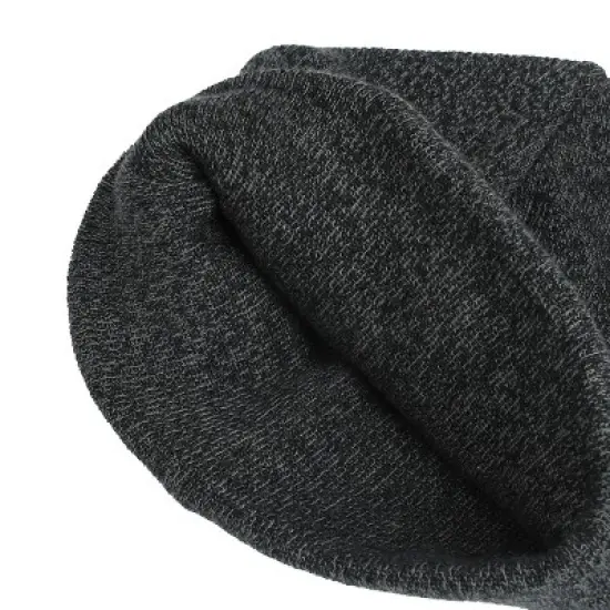 TMNT Dark Heather Grey Beanie with Sewer Screen Grab Patch image {4}