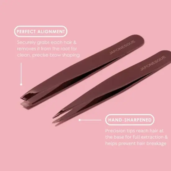 JAPONESQUE Slant & Point Tweezer Duo image {2}