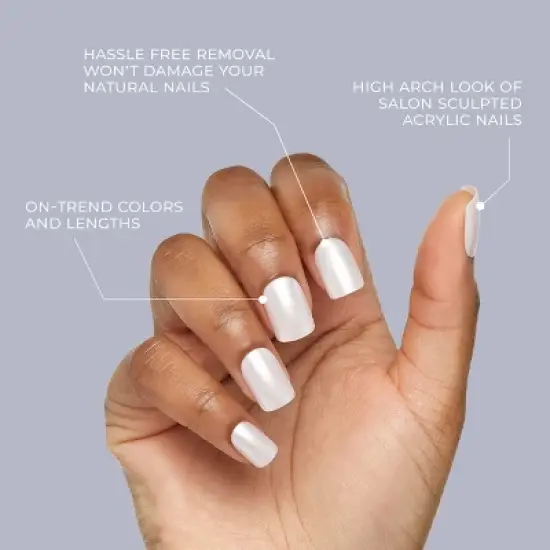 KISS Products Gel Fantasy Fake Nails - Happy Hands - 31ct image {5}