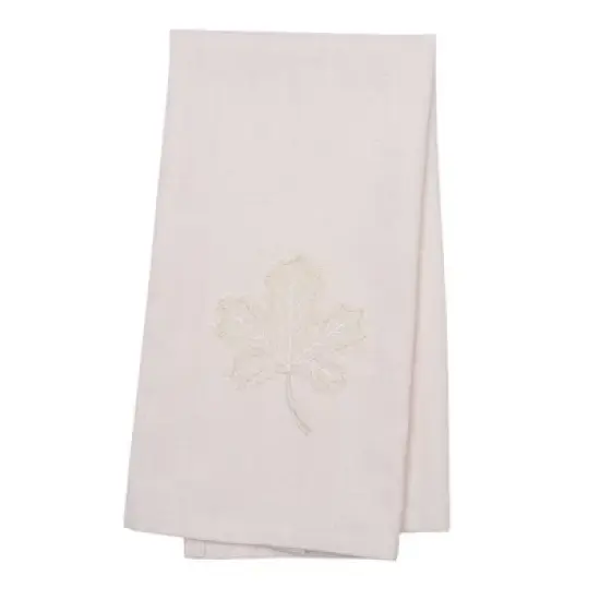 C&F Home Neutral Maple Leaves Towel image {4}