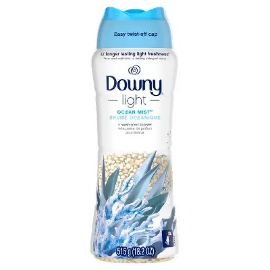 Downy Light Ocean Mist Laundry Scent Booster Beads for Washer with No Heavy Perfumes image {1}