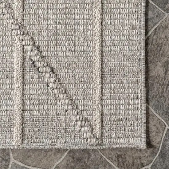 nuLOOM Crissy Contemporary High-Low Indoor/Outdoor Area Rug image {4}