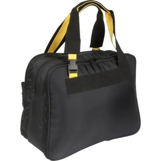 A.Saks EXPANDABLE Shoulder Tote, Black image {2}