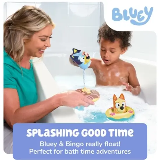 Bluey Tomy Toomies Bath Toy Floats - 2pk image {2}
