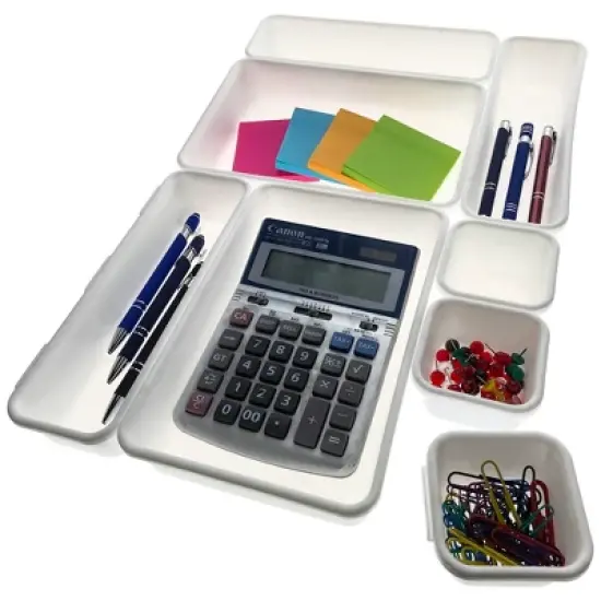 OnDisplay 8pc Interlocking Drawer Organization System image {11}