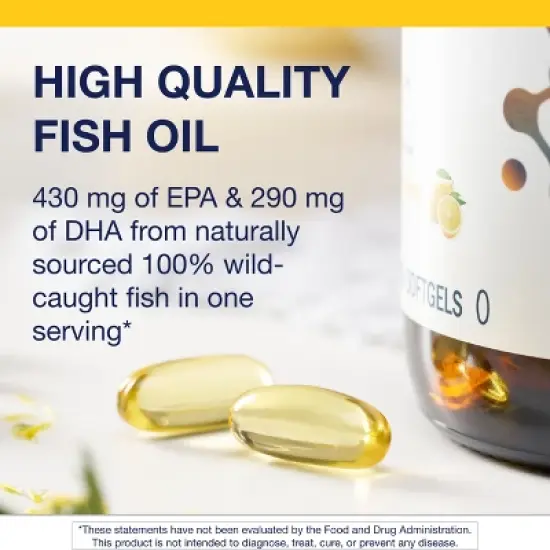 Metagenics OmegaGenics Fish Oil 720, Omega-3 EPA & DHA, Heart, Musculoskeletal & Immune Health Support, 240 Softgels image {3}