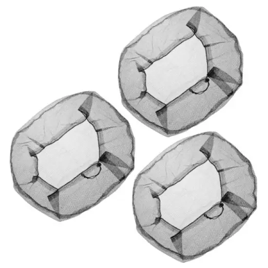 Unique Bargains Washable Dustproof Soft Mesh Electric Fan Dust Covers 3 Pcs image {5}