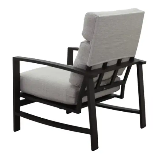 Courtyard Casual Santorini Club Chair with Envelop back Cushion Alum frame in powder coating  Price is for a Pack of 2 image {5}