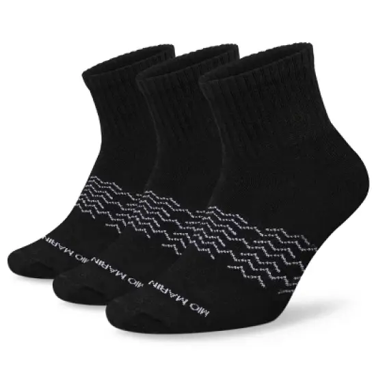 Men's Moisture Control Low Cut Ankle Socks 3 Pack - Mio Marino image {9}