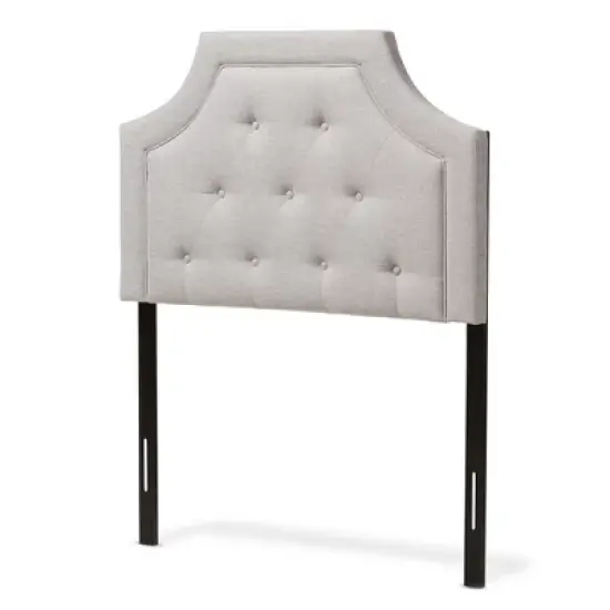 Mars Modern And Contemporary Fabric Headboard Gray - Baxton Studio image {5}