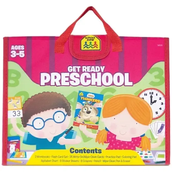School Zone Get Ready Preschool Learning Playset - (Paperback) image {5}