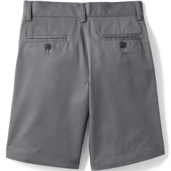 Lands' End School Uniform Boys Plain Front Blend Chino Shorts image {1}
