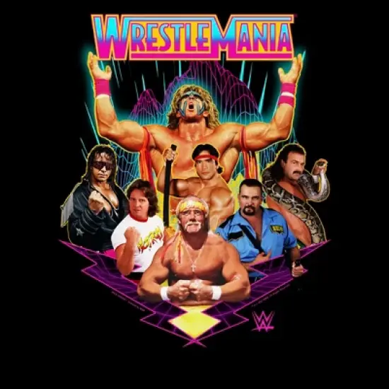 Men's WWE Futuristic WrestleMania Team T-Shirt image {6}