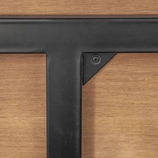 Coco Dining Table Rustic Oak/Brown - Armen Living image {4}