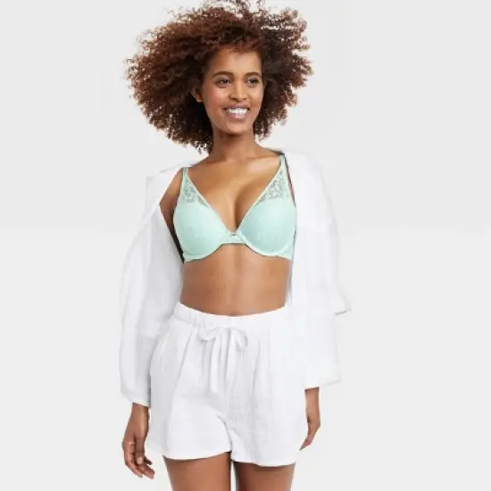 Women's Lace Plunge Push-Up Bra - Auden&trade; image {2}